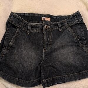 Women's Black Denim Shorts